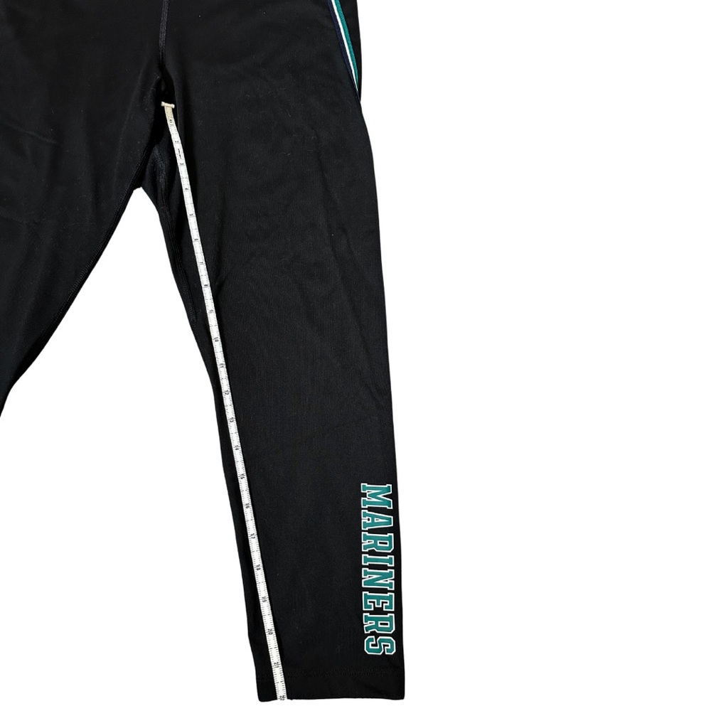 RARE! EUC! Pink Victoria’s Secret Seattle Mariners Black Leggings Size Large - Picture 8 of 12